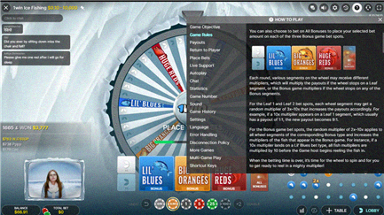 Ice Fishing – Regole di gioco